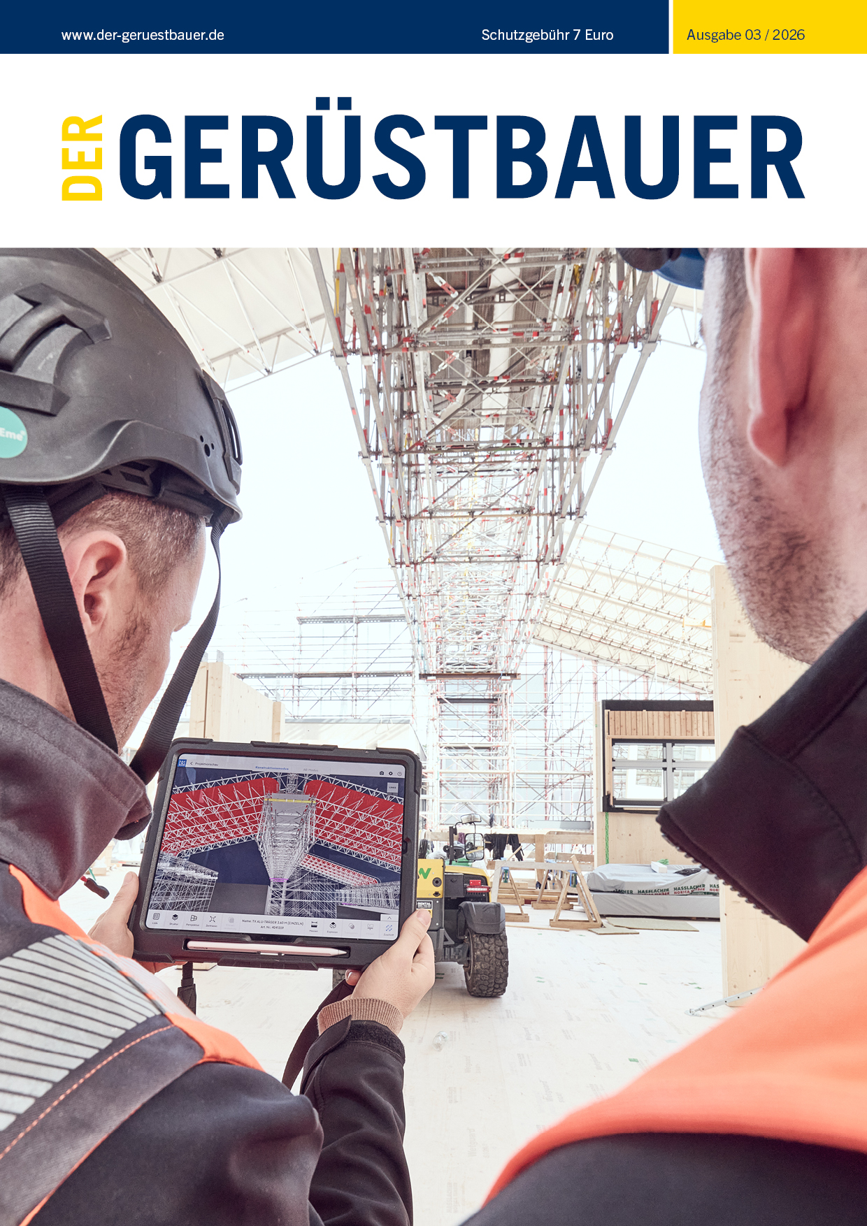 Titelseite DER GERÜSTBAUER 04.2023